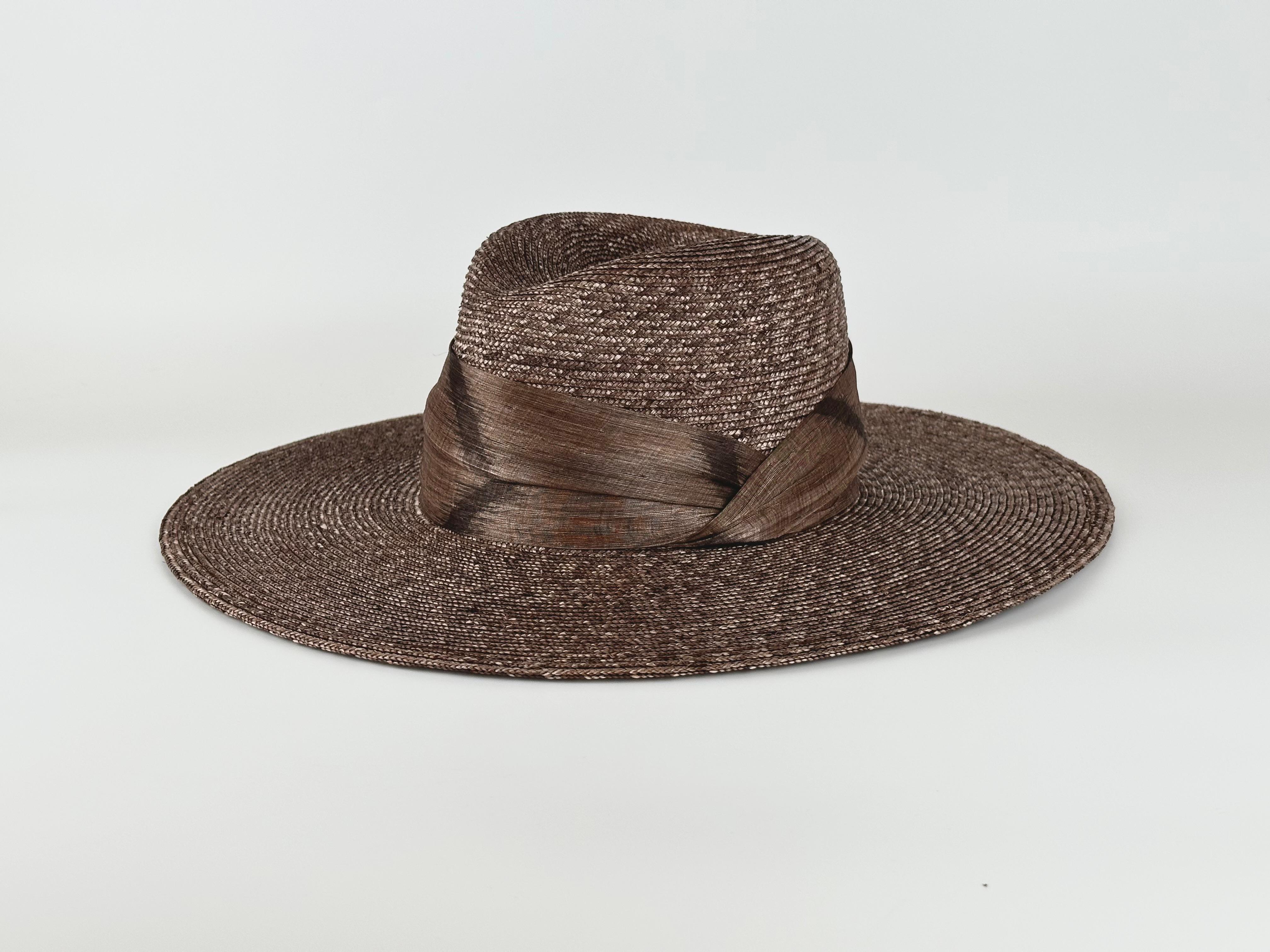 Sombrero de paja GAIA Mujer para Invitadas de Boda - Nana Golmar
