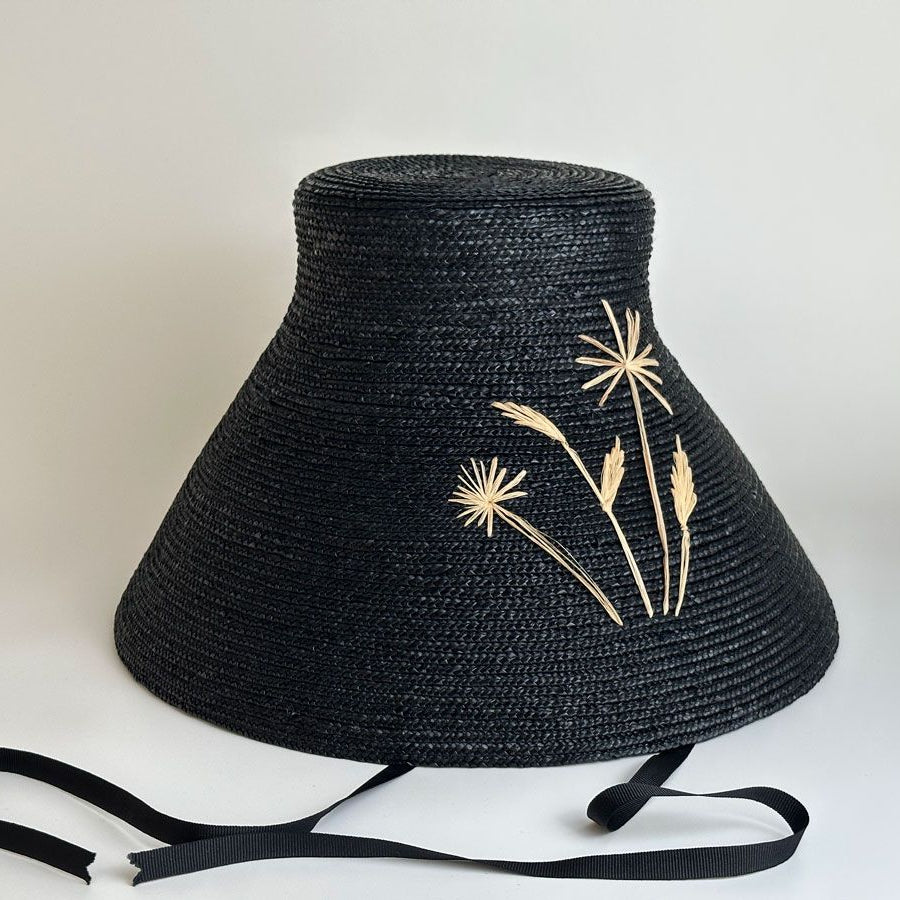 Sombrero de paja ULA FLORES para Mujer - Nana Golmar