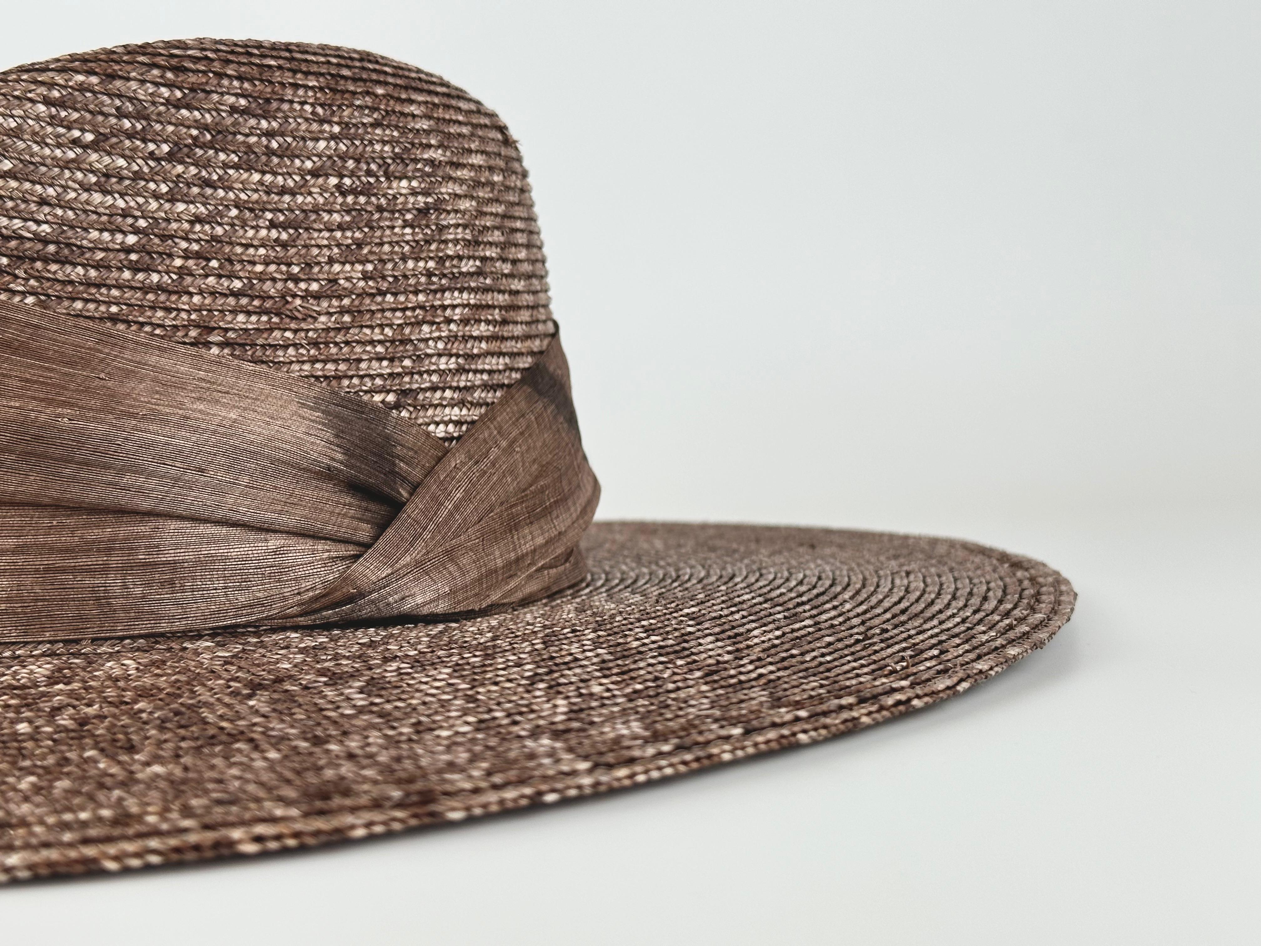 Sombrero de paja GAIA Mujer para Invitadas de Boda - Nana Golmar