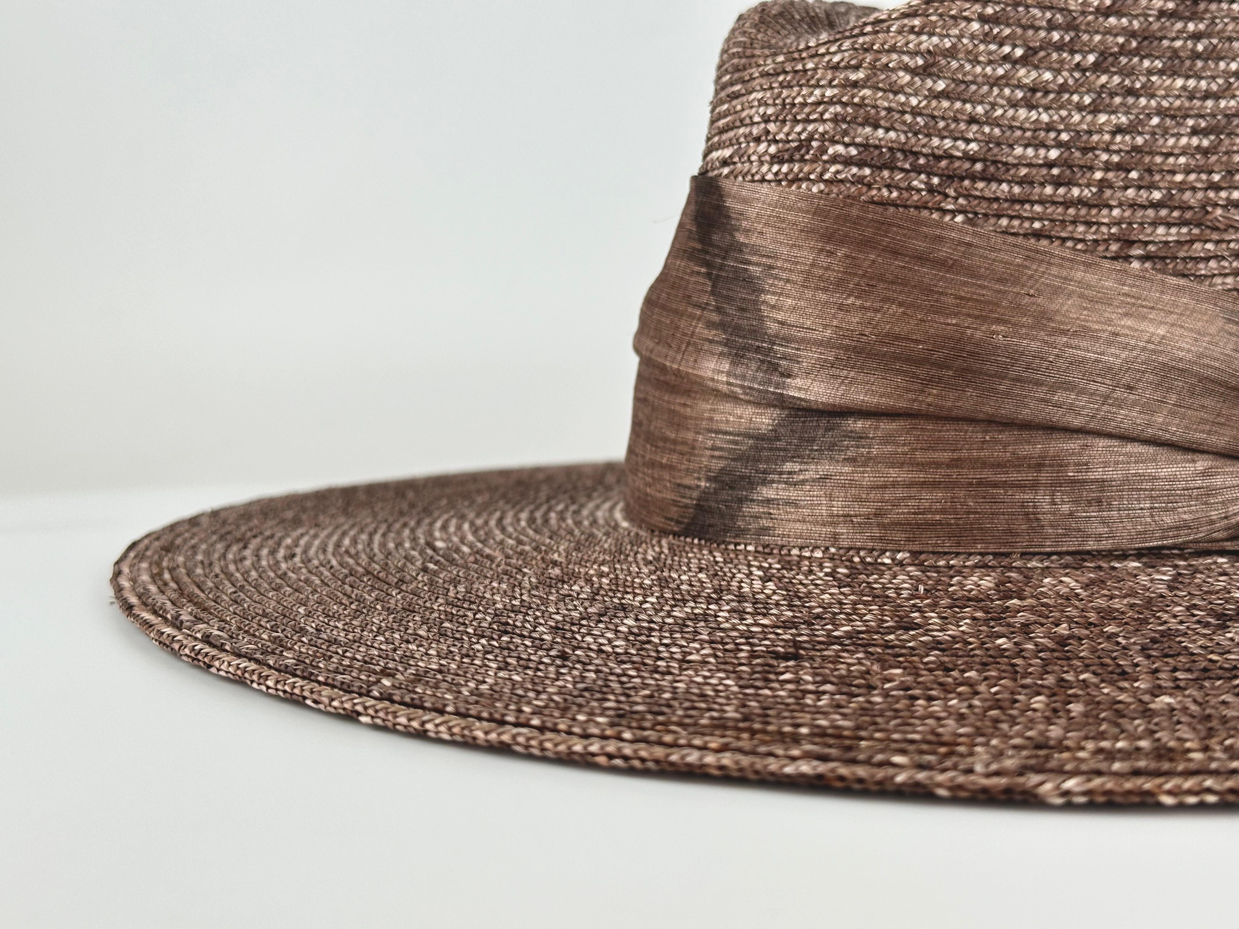 Sombrero de paja GAIA Mujer para Invitadas de Boda - Nana Golmar