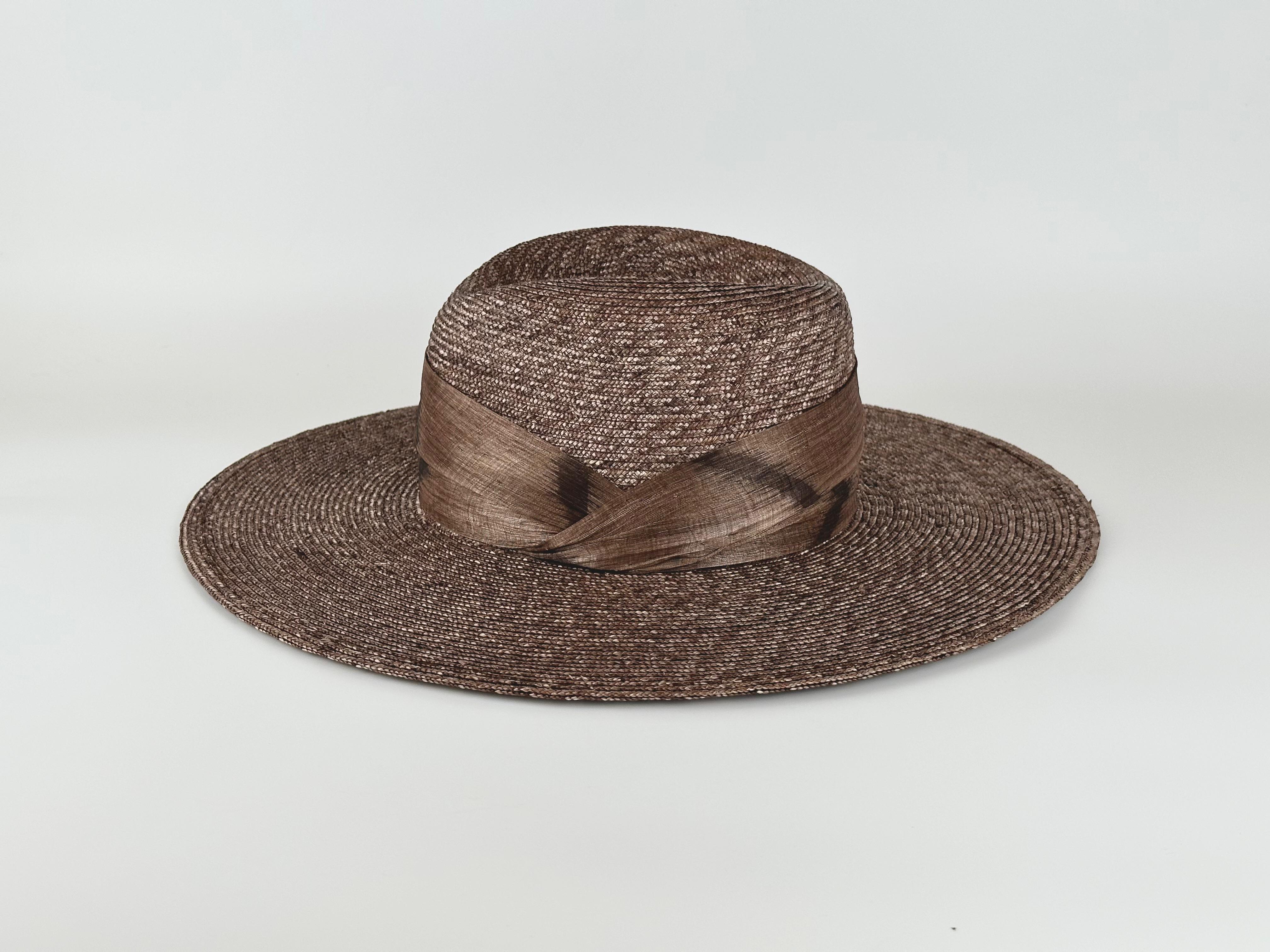 Sombrero de paja GAIA Mujer para Invitadas de Boda - Nana Golmar